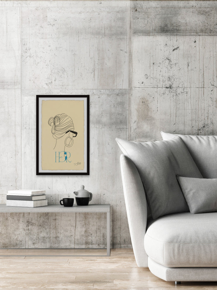 "Make a Difference" Framed Painting Print, 30x45