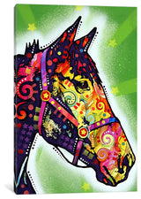 "Horse" Wrapped Canvas Art Print, 26x18x1.5
