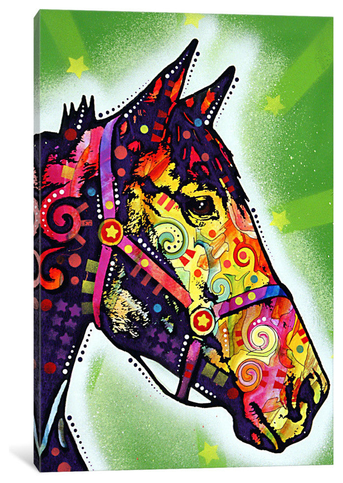 "Horse" Wrapped Canvas Art Print, 26x18x1.5
