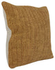 Marcie Knitted 22" Throw Pillow by Kosas Home, Honey