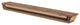 Dogberry Collections Shaker Wood Mantel, Aged Oak, 48"