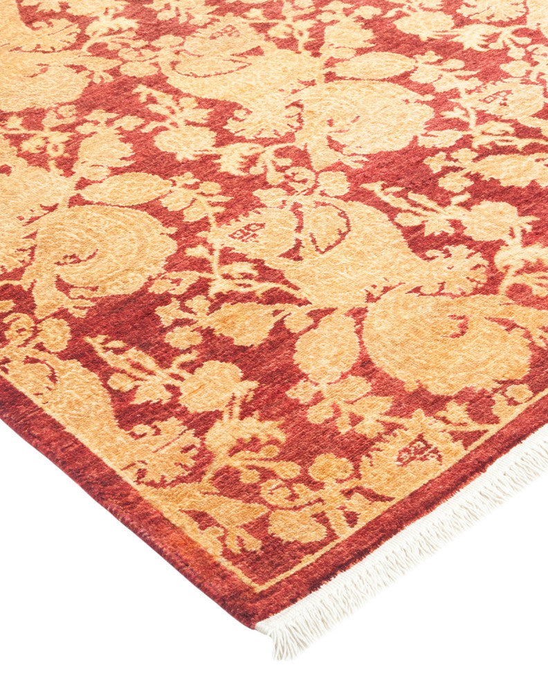 Mogul, One-of-a-Kind Hand-Knotted Runner Red, 2'8"x10'1"
