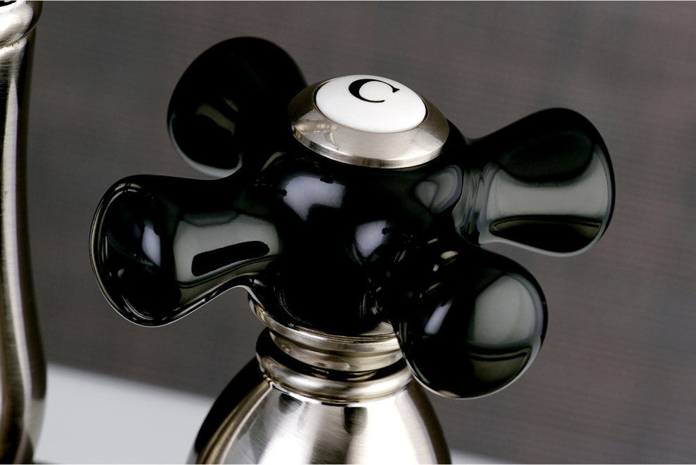 Kingston Brass 4" Centerset Bar Faucet, Brushed Nickel