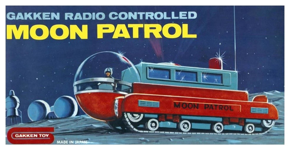 "Moon Patrol" Digital Paper Print by Retrotrans, 38"x20"