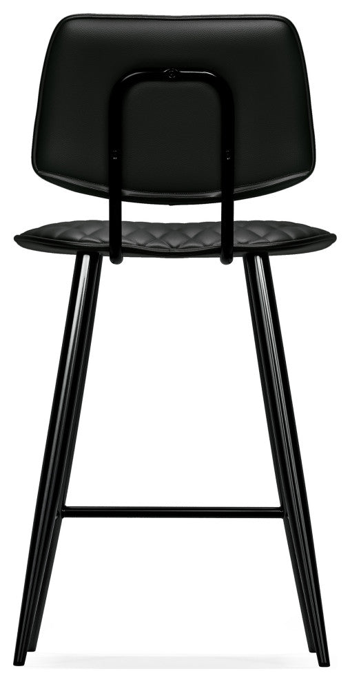 Raya Counter Height Stool, Set of 2, Black