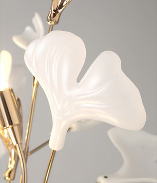 Bremgarten | Creative Ginkgo Leaves Shaped LED Floor Lamp, Marble