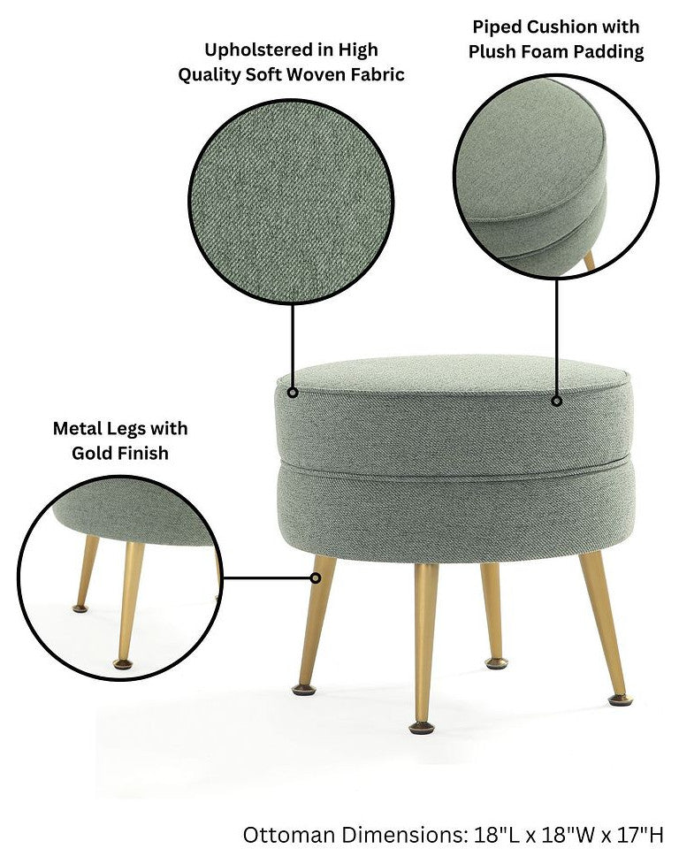 Manhattan Comfort Bailey Ottoman