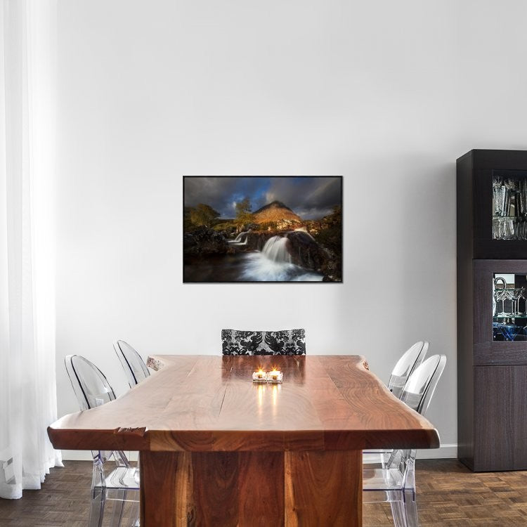 "Scotland" Framed Canvas Giclee by Krzysztof Nowakowski, 37x25"