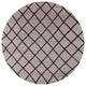 Ahgly Company Indoor Round Mid-Century Modern Area Rugs, 4' Round