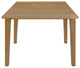 Polly Natural Ash Extendable Rectangular Dining Table