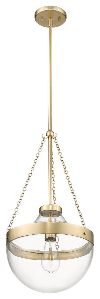 Clarra 1 Light 12 in. Modern Gold Pendant