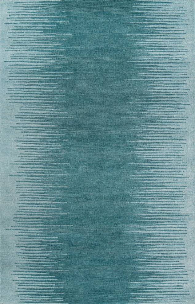 Delhi Hand-Tufted Rug, Aqua, 5'x8'