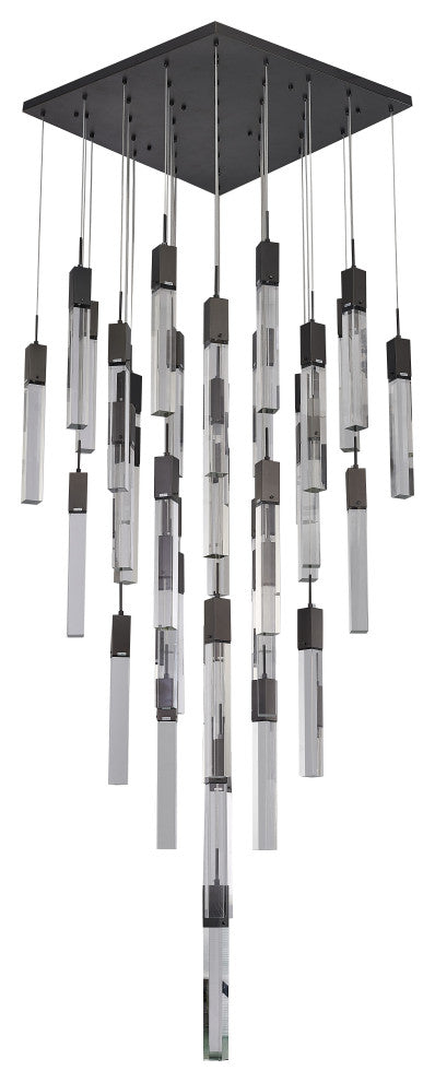 Crystal Cascade Multi-Light Pendant