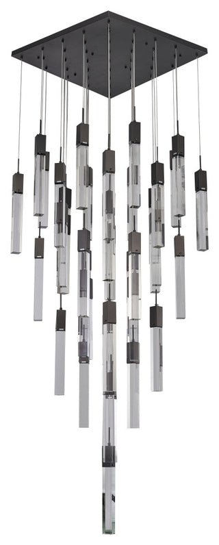 Crystal Cascade Multi-Light Pendant