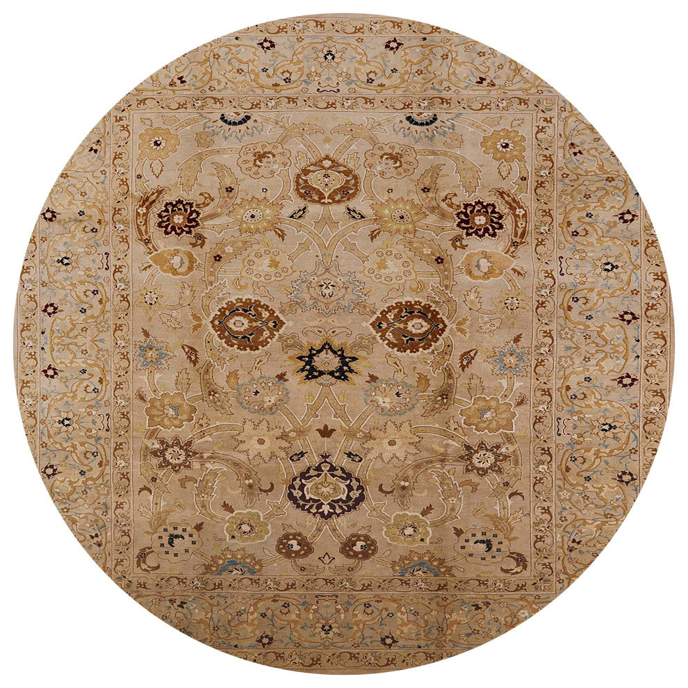Ahgly Company Indoor Round Mid-Century Modern Area Rugs, 3' Round