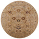 Ahgly Company Indoor Round Mid-Century Modern Area Rugs, 3' Round