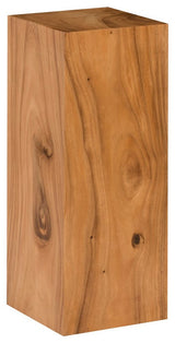 Origins Pedestal, Mitered Chamcha Wood, Natural, Medium
