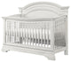 Olivia 60"W Wood Convertible Crib, Brushed White