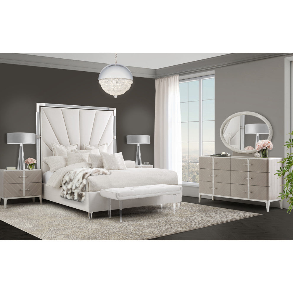 AICO Furniture Lanterna 3 Piece California Bedroom Set