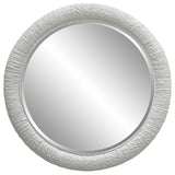 Uttermost 08168 Mariner White Round Mirror