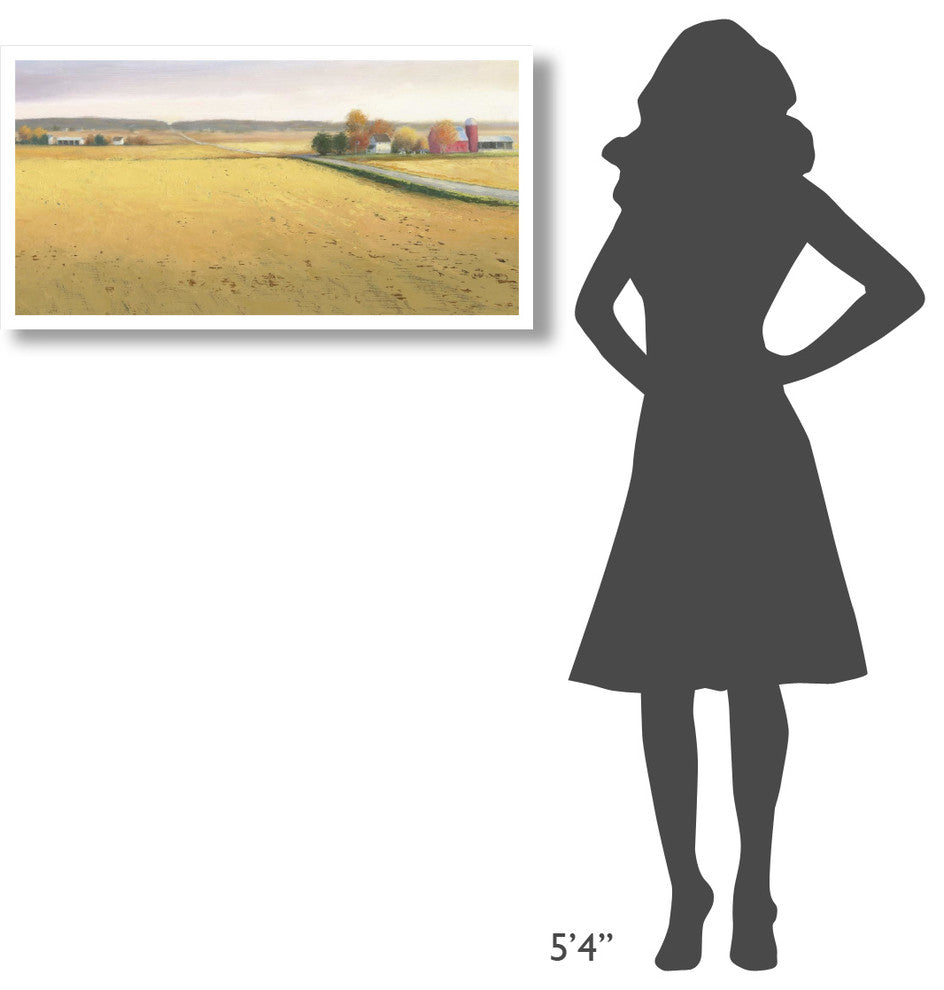 "Heartland Landscape II" Digital Paper Print by James Wiens, 38"x20"