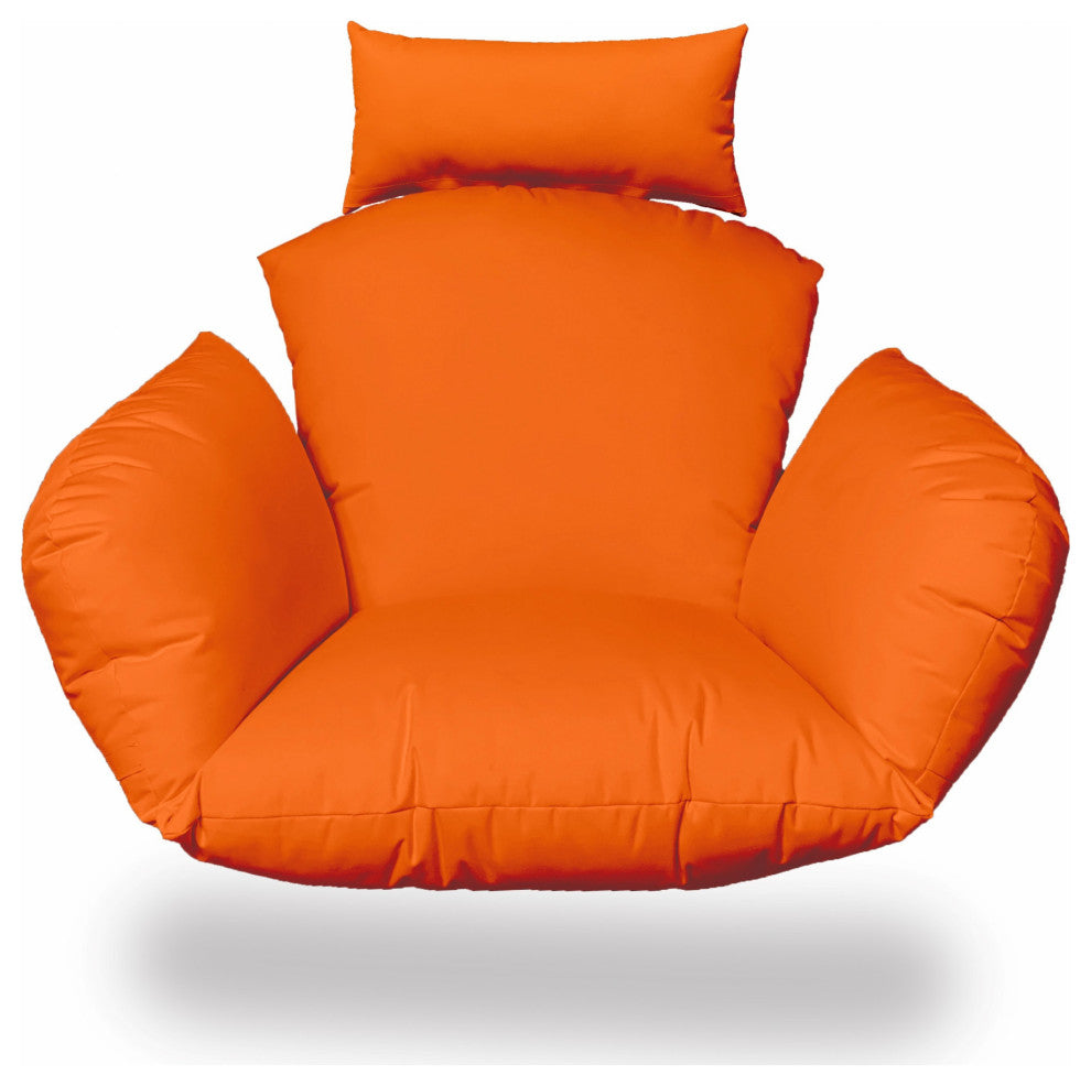 Primo Orange Indoor Outdoor Replacement Cushion for Egg Chair