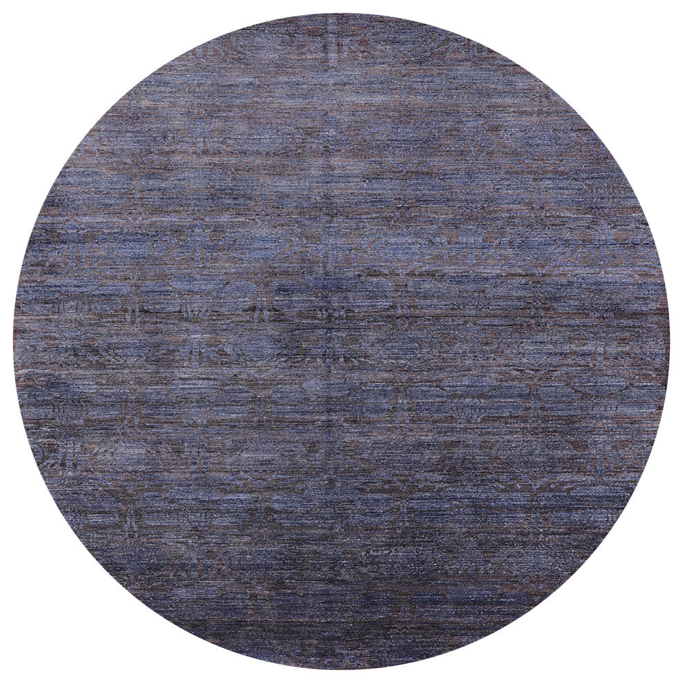 Ahgly Company Indoor Round Mid-Century Modern Area Rugs, 5' Round