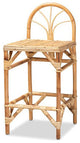 Seville Modern Natural Finished Rattan Counter Stool