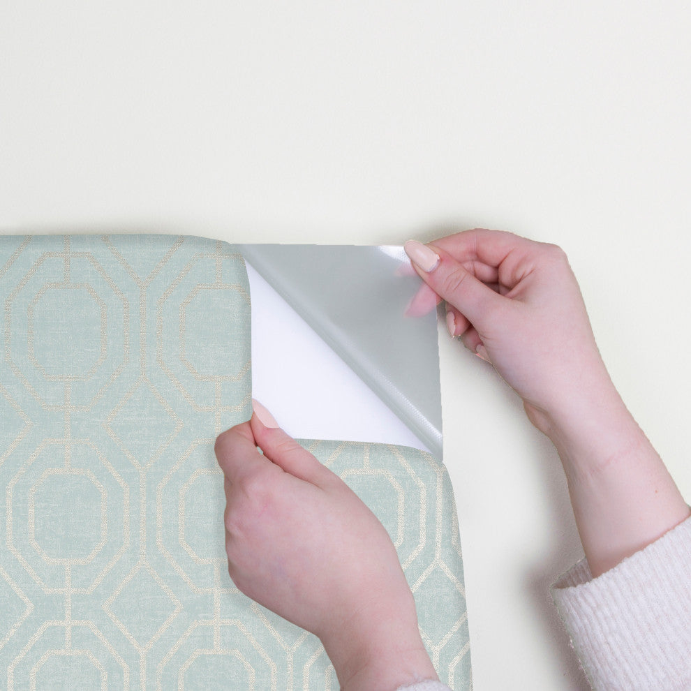 Transform Geo Peel and Stick Wallpaper, Green