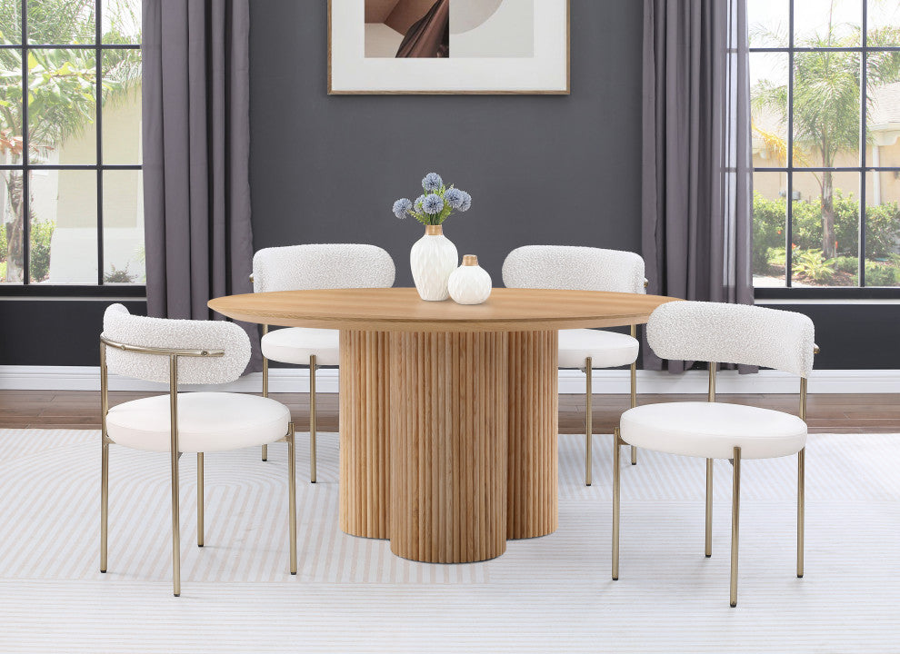 Simba Dining Table, Natural, 60" Wide