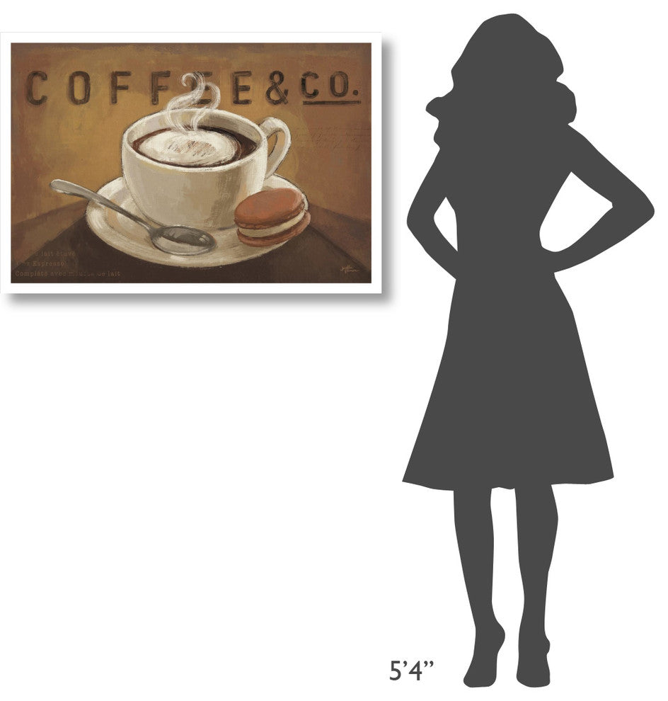 "Coffee and Co V" Digital Paper Print by Janelle Penner, 38"x26"