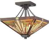 Quoizel Stephen Two Light Semi-Flush Mount TF885SVB