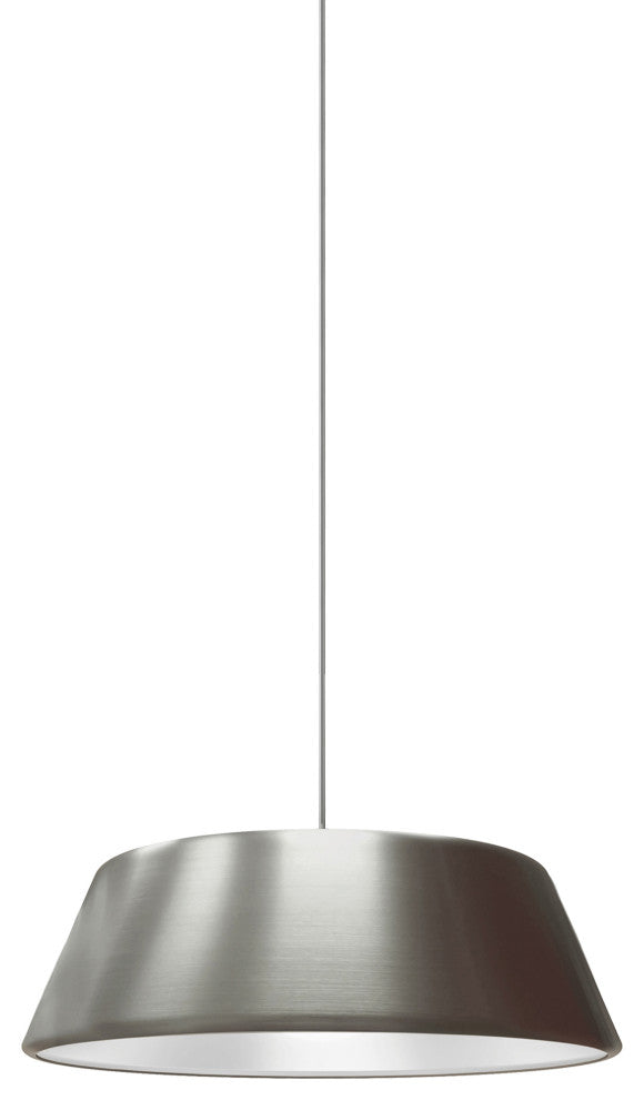 Pillbox 20" Pendant - Satin Nickel Interior - E26 Socket