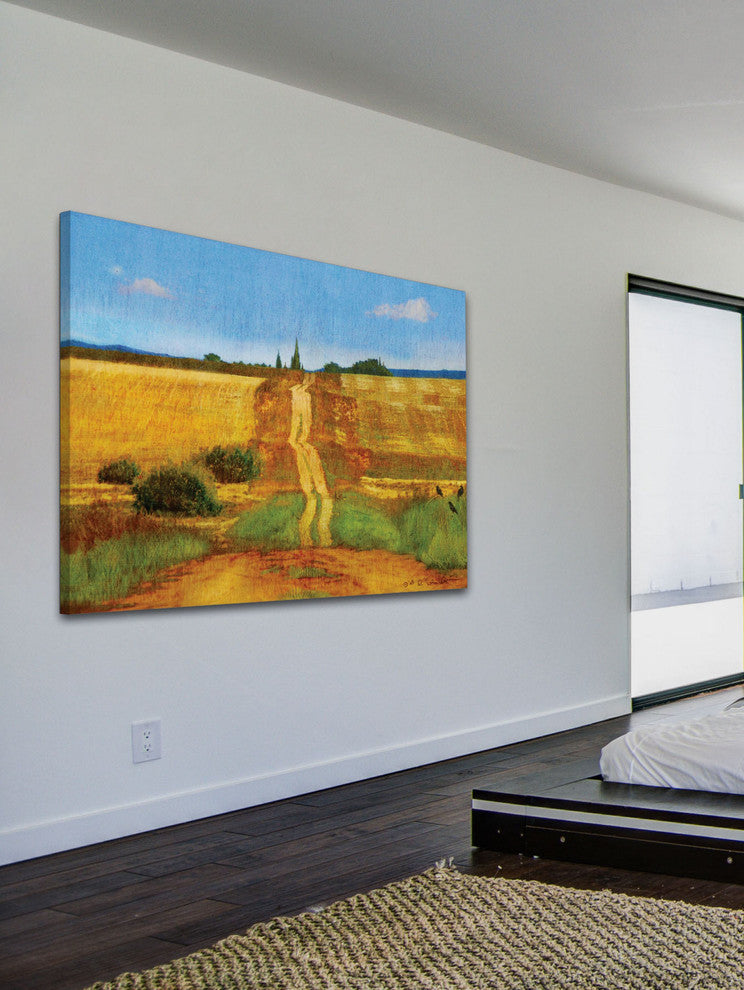 "Impressionist Road" Painting Print on Canvas by Chris Vest
