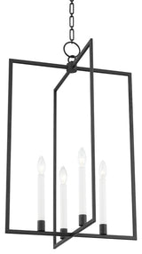 Middleborough 4-Light Pendant by Mark D. Sikes, Large, Aged Iron