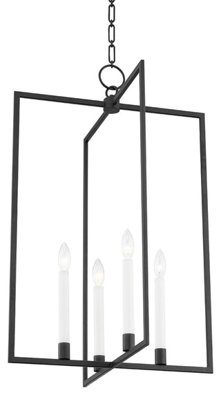 Middleborough 4-Light Pendant by Mark D. Sikes, Large, Aged Iron