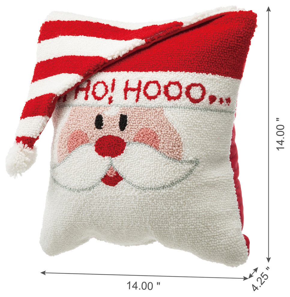 2-Pack Hooked 3D Santa Pillow