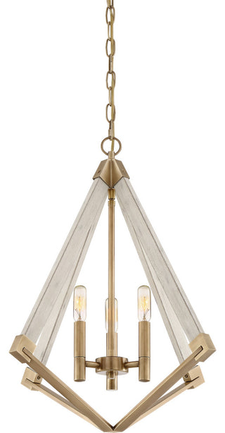 Quoizel VP5203 View Point 3 Light 19-1/4"W Chandelier - Weathered Brass