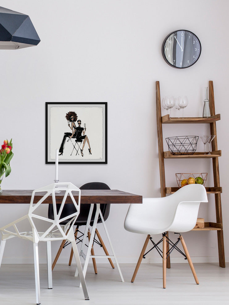 "Style at Any Age" Framed Painting Print, 24"x24"