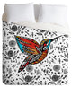 Deny Designs Julia Da Rocha Humming Bird In Paradise Duvet Cover-Lightweight