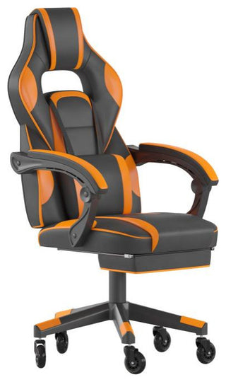 Orange Chair-Skater Wheels