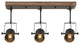 Industrial 3-Light Track Light Fixtures