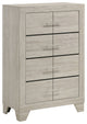 Trenton 4-drawer Bedroom Chest of Drawers Rustic Cream