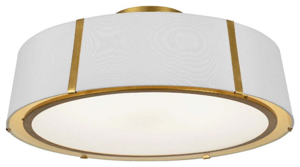 Crystorama FUL-907-GA_CEILING, 6-Light Ceiling Mount, Antique Gold