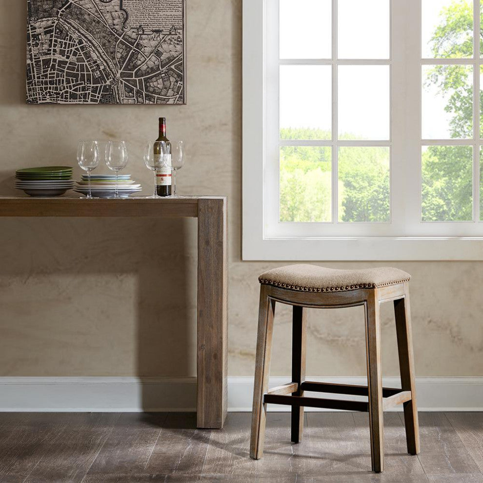 Belfast Saddle Counter Stool, FUR101-0037