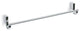 Secret Bath, Polished Chrome Towel Bar, Bilbao Collection, 24"