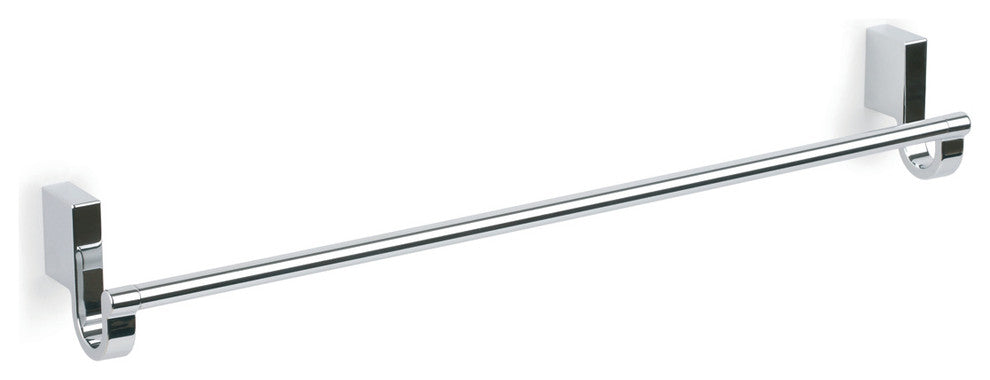 Secret Bath, Polished Chrome Towel Bar, Bilbao Collection, 24"