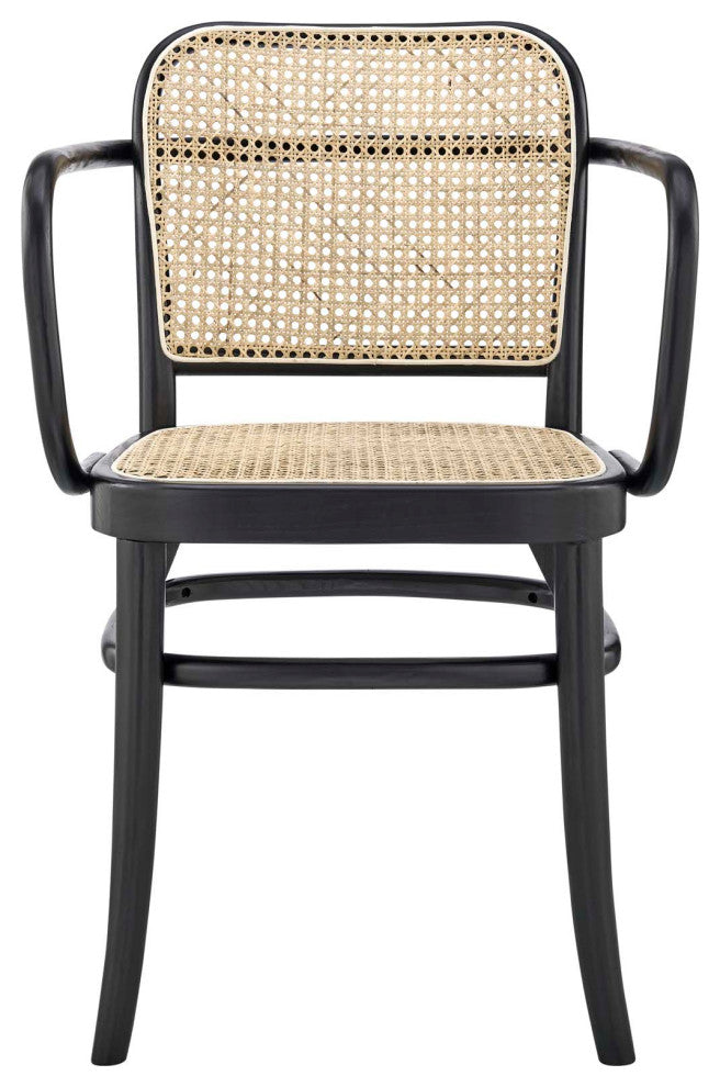 Winona Wood Dining Chair Set of 2, Black