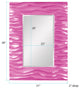 Zenith Mirror, Hot Pink