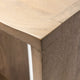 Aida Light Brown Solid Wood Counter Stool